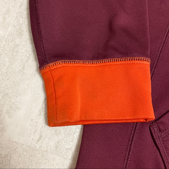 VT Virginia Tech sweatshirt Nike medium maroon and orange - Picture 11 of 12